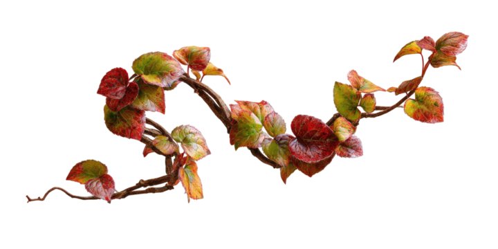 Colorful vine with variegated leaves