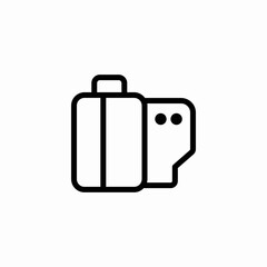 film media icon sign vector