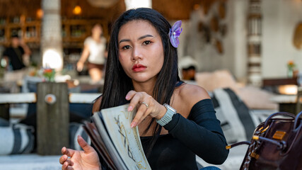Thai Girl on Beach at Jomtien Pattaya