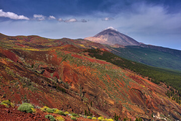Volcanic slopes of Pico del Teide