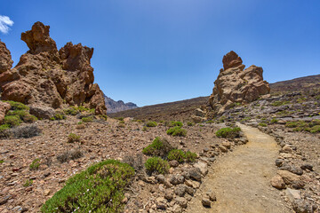 Volcanic cliffs of Roques de Garcia