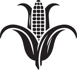 corn plant silhouette