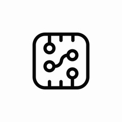 hardware structure icon sign vector