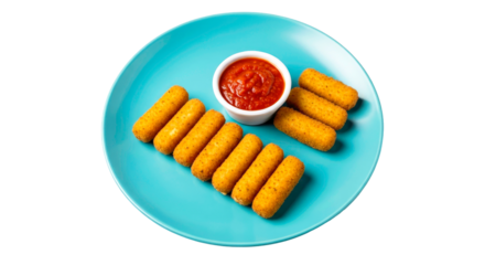 crispy mozzarella sticks with marinara perfect appetizer for parties
