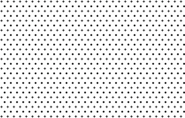 Sparkle and dot pattern vector illustration graphic background design. Abstract simple black star and round dot transparent PNG and vector illustration