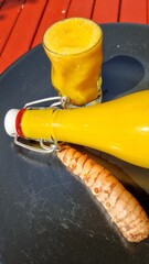 Homemade turmeric shot