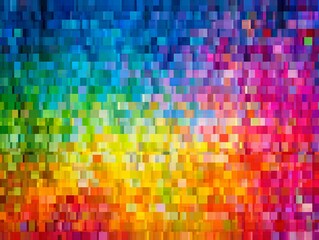 Mosaico astratto di pixel colorati