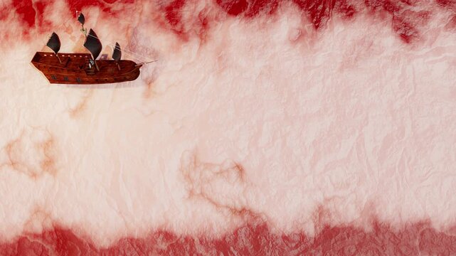 ancient map texture Searching for treasure. old map lines Pirate maritime voyage. For treasure map background image concept. 3D Rendering	
