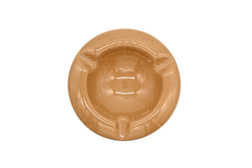 Ashtray, isolated on a white background	
