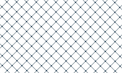 Fototapeta premium Blue Line seamless pattern. Square background. Repeated criss cross pattern. Check lines design for prints. Geometric tile. Vector illustration