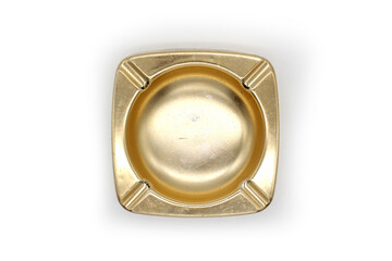Ashtray, isolated on a white background	
