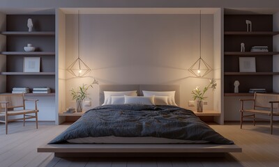 Modern Minimalist Bedroom Interior Design