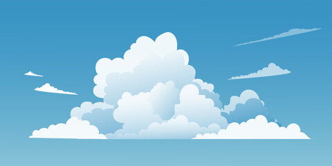 blue sky and clouds background	
