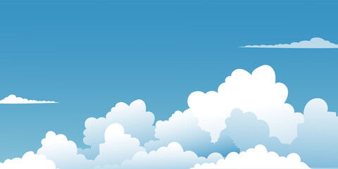blue sky and clouds background	