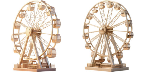 観覧車　遊園地　乗り物