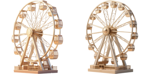 観覧車　遊園地　乗り物