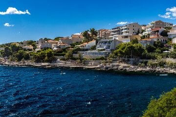 Apartments on the first line of the coast on Ciovo Island in Croatia