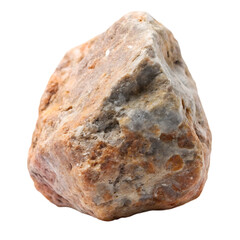 Fototapeta premium Rock Isolated on White Background