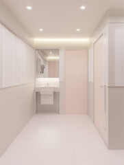 ピンクのドアの病院