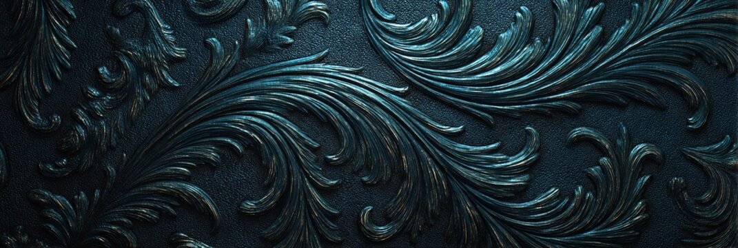 Sfondo testurizzato elegante e audace con motivi floreali