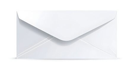 Professional white envelope mockup ready for your branding and message delivery, use it for invitations, business correspondence, or promotions with impactful style PNG