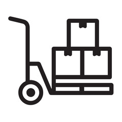 Warehouse Equipment and Supply Icons