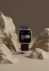 Hour of application in the middle of a sandy location