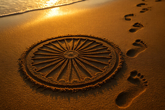 The wheel of time turns for India.