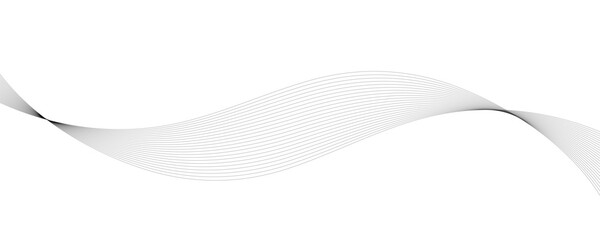 Abstract flowing lines in grayscale