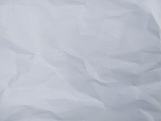 Abstrack crumpled white paper texture background 