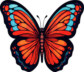 butterfly clip art design illustration