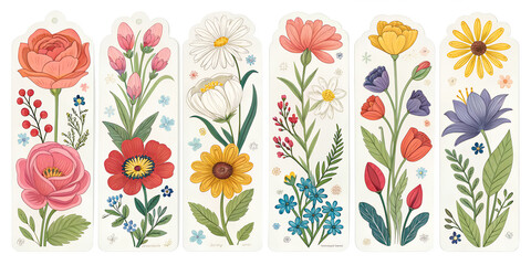 ai, png, floral, stickers, roses, colorful, blooms, daisies, decoration, scrapbooking, card, making, crafting, spring, flowers, design, art, plant, illustrations, greenery, nature, gift, embellishment