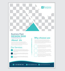  Business flyer design creative and modern layout.