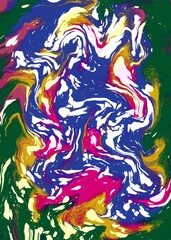 an abstract background work that is formed from the synergy of a harmonious blend of attractive marker colors