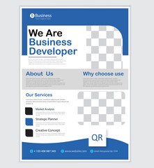 Corporate flyer design creative and modern layout