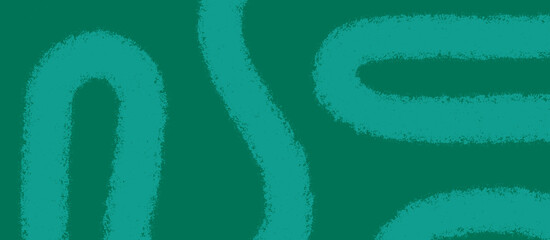 Abstract grunge-style background with wavy teal and green lines. Ideal for digital art, website backgrounds, modern packaging, posters, textile patterns, and print design. The hand-drawn effect.