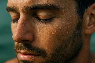 Fototapeta premium close up of a man