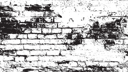 Grunge abstract background. Brickwork grunge abstract background design. Vector distressed overlay brick wall old texture.