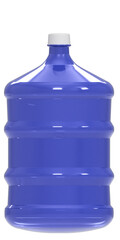 blue plastic bottle