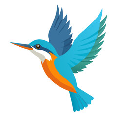 vector illustration of a cartoon bird