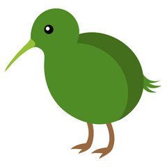 bird with green background