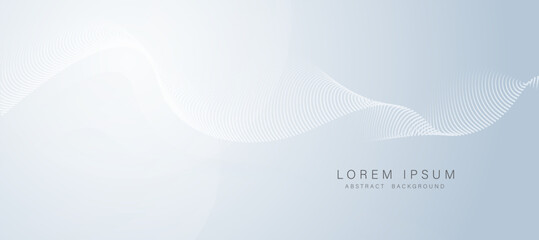 Clean icy gradient abstract background with soft lightwave motion. Great for premium or winter themes.
