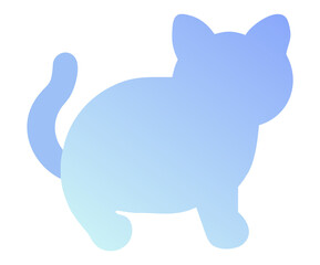 Gradient Baby Teddy Bear Clipart PNG