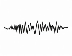 Abstract Sound Wave Graphic