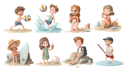 Cartoon vector of a cheerful boy capturing 12 different animated character expressions, great for e-learning, games, presentations, and storytelling designs.
