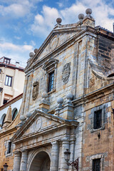 Fototapeta premium Church of the Saints Juanes (Iglesia de los Santos Juanes) - iglesia built in the classical Baroque style in the 17th century. BILBAO, Basque Country, Spain.