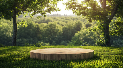 wooden bench in the park