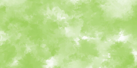 Light Green watercolor background. Powder explosion texture. Abstract watercolor background with splashes. Hand painted watercolor paint art.