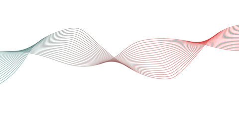 Abstract colorful blend wave curve line and white background texture. digital frequency track equalizer. modern abstract glowing wave background.