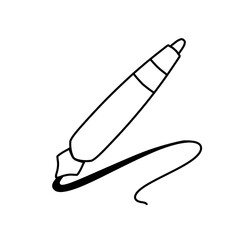 Flat Pen Icon